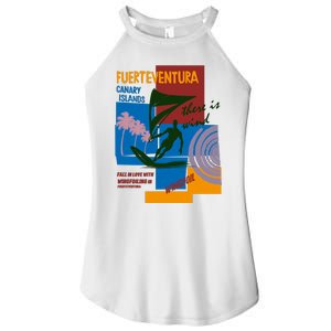 Wingfoil In Fuerteventura Spain Women's Perfect Tri Rocker Tank