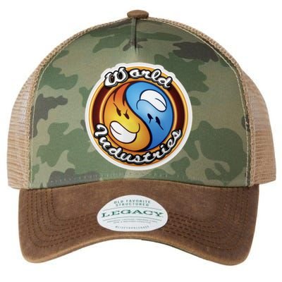 World Industries Flame Boy Hook Ups Skate Hookups Hookups 90&X27;S Vintage Yin Legacy Tie Dye Trucker Hat