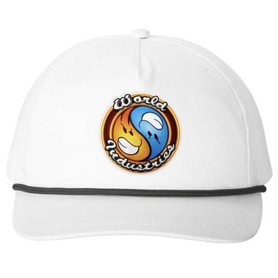 World Industries Flame Boy Hook Ups Skate Hookups Hookups 90&X27;S Vintage Yin Snapback Five-Panel Rope Hat