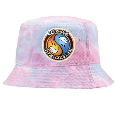 World Industries Flame Boy Hook Ups Skate Hookups Hookups 90&X27;S Vintage Yin Tie-Dyed Bucket Hat