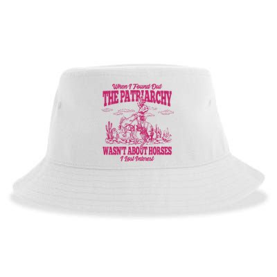 When I Found Out The Patriarchy Wasnt About Horses I Lost Interest Sustainable Bucket Hat