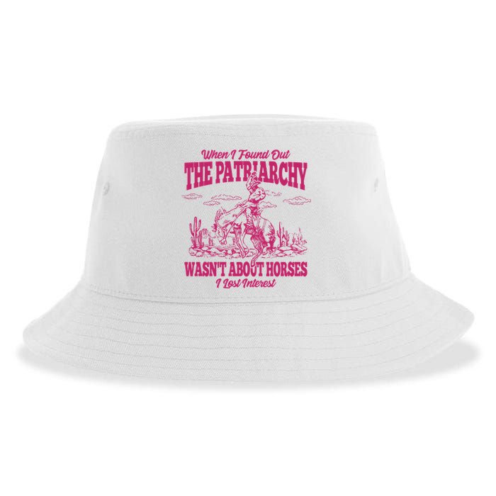 When I Found Out The Patriarchy Wasnt About Horses I Lost Interest Sustainable Bucket Hat