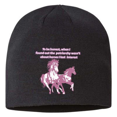 When I Found Out The Patriarchy Wasnt About Horses I Lost Interest Sustainable Beanie
