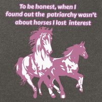When I Found Out The Patriarchy Wasnt About Horses I Lost Interest Cotton Canvas Backpack