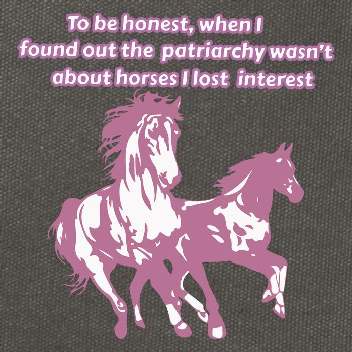 When I Found Out The Patriarchy Wasnt About Horses I Lost Interest Cotton Canvas Backpack