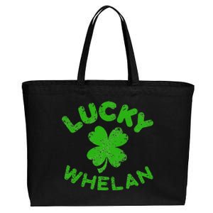 Whelan Irish Family Saint Patrick's Day Irish Whelan Cotton Canvas Jumbo Tote