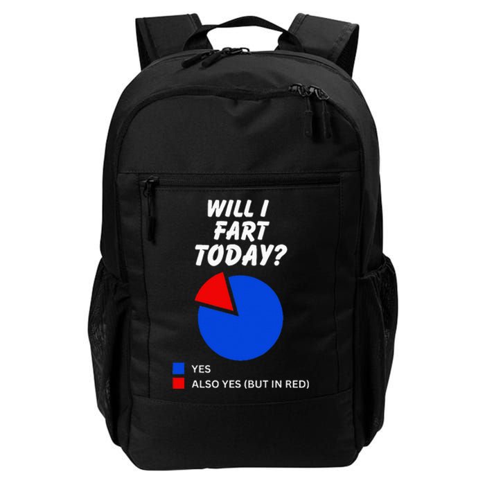 Will I Fart Today Yes Sarcastic I Love To Farting Humor Daily Commute Backpack