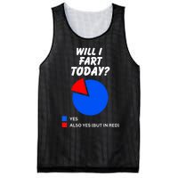 Will I Fart Today? Yes Sarcastic I Love To Farting Humor Mesh Reversible Basketball Jersey Tank