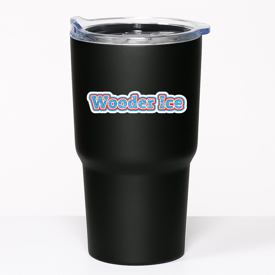 Wooder Ice Funny Philadelphia Slang Novelty Water Ice Tumbler