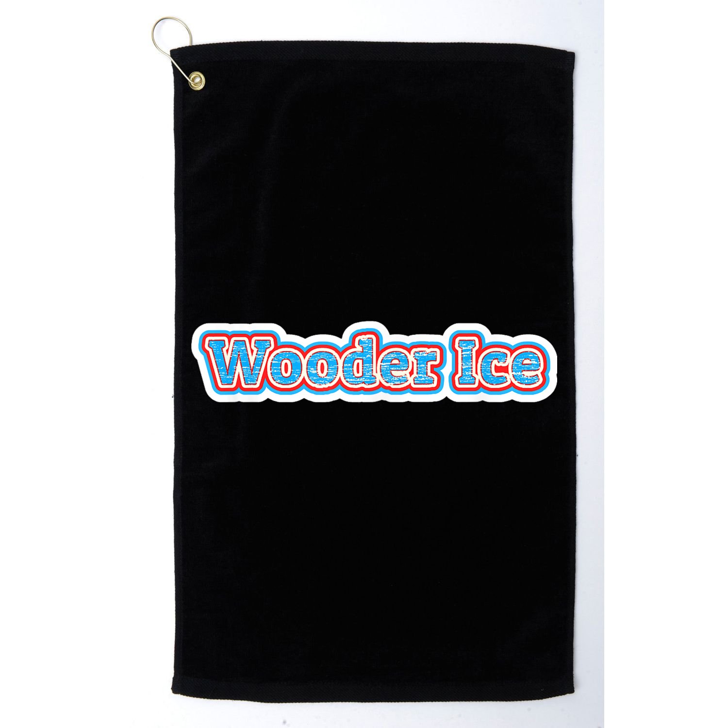Wooder Ice Funny Philadelphia Slang Novelty Water Ice Golf Towel