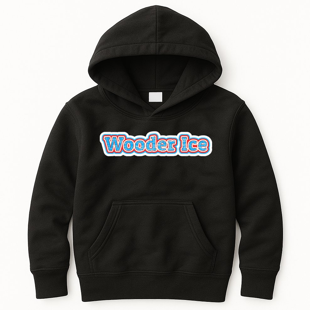 Wooder Ice Funny Philadelphia Slang Novelty Water Ice Kids Hoodie