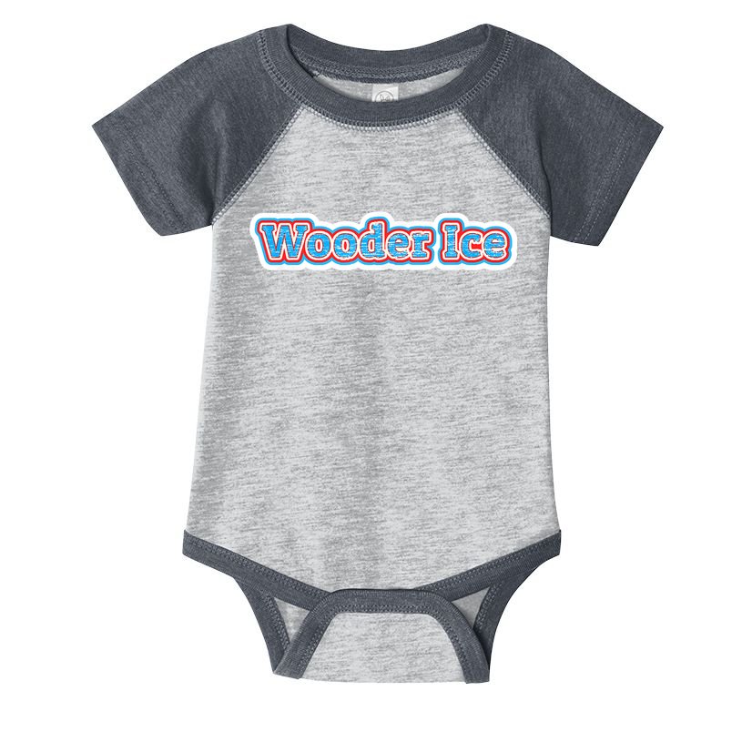 Wooder Ice Funny Philadelphia Slang Novelty Water Ice Infant Baby Jersey Bodysuit
