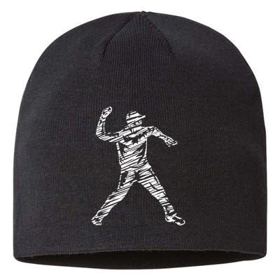 West Indies Flag Cricket Player Sports Gift Sustainable Beanie