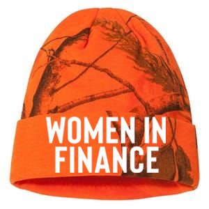 Wo In Finance Banking Banker Students Mothers Day Funny Gift Kati Licensed 12" Camo Beanie