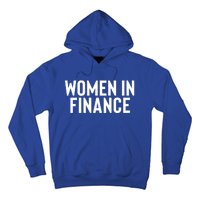 Wo In Finance Banking Banker Students Mothers Day Funny Gift Hoodie