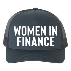 Wo In Finance Banking Banker Students Mothers Day Funny Gift Yupoong Adult 5-Panel Trucker Hat