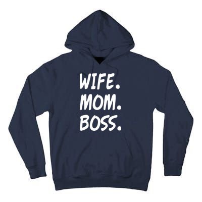 Wife Mom Boss Mommy is the Boss Tall Hoodie