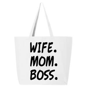 Wife Mom Boss Mommy is the Boss 25L Jumbo Tote