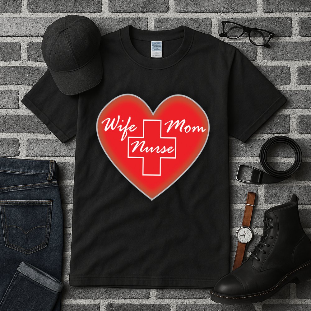Wife Mom Nurse Tall T-Shirt