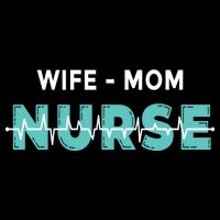 Wife Mom Nurse Pulse Backpack