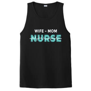 Wife Mom Nurse Pulse PosiCharge Competitor Tank