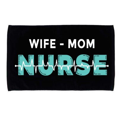 Wife Mom Nurse Pulse Microfiber Hand Towel