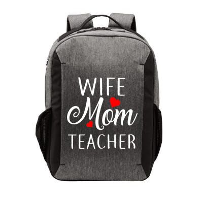 Wife Mom Teacher  Vector Backpack