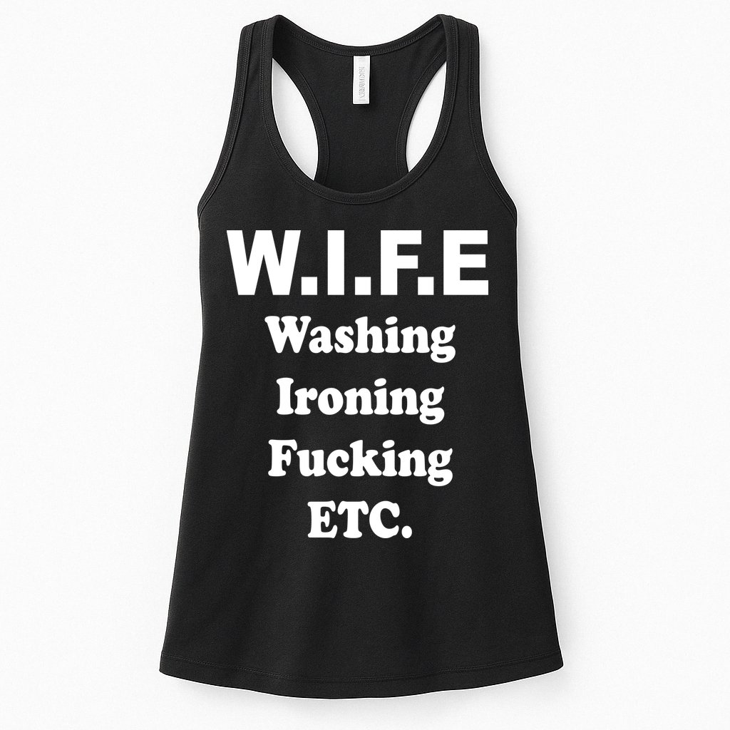 Wife Washing Ironing Fucking .ETC Womens Tank Top