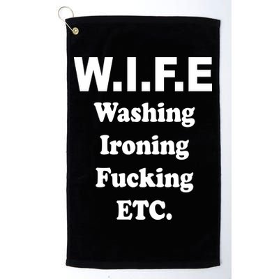 Wife Washing Ironing Fucking .ETC Golf Towel