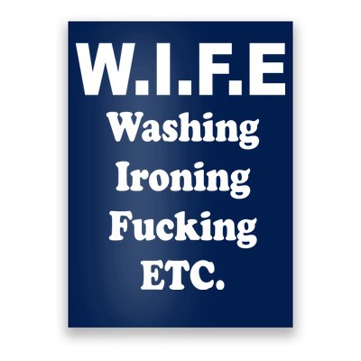 Wife Washing Ironing Fucking .ETC Poster