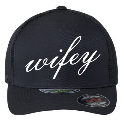 Wifey Logo Flexfit Unipanel Trucker Cap