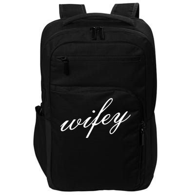 Wifey Logo Impact Tech Backpack