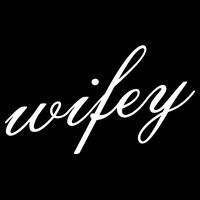 Wifey Logo Drawstring Bag
