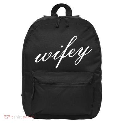 Wifey Logo 16 in Basic Backpack