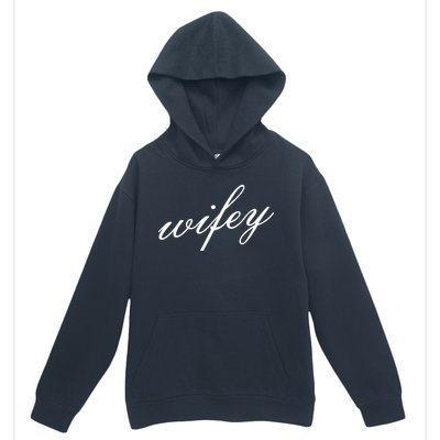 Wifey Logo Urban Pullover Hoodie