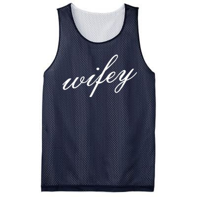 Wifey Logo Mesh Reversible Basketball Jersey Tank