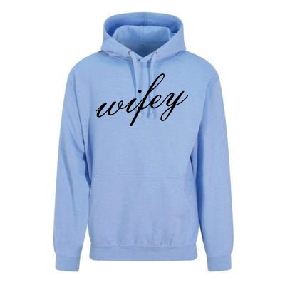 Wifey Logo Unisex Surf Hoodie