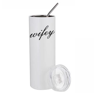 Wifey Logo Stainless Steel Tumbler