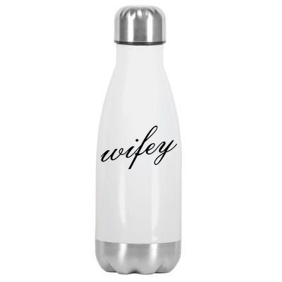 Wifey Logo Stainless Steel Insulated Water Bottle