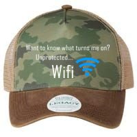 Wifi - Turns Me On Funny Legacy Tie Dye Trucker Hat