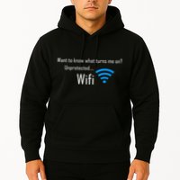 Wifi - Turns Me On Funny Hoodie