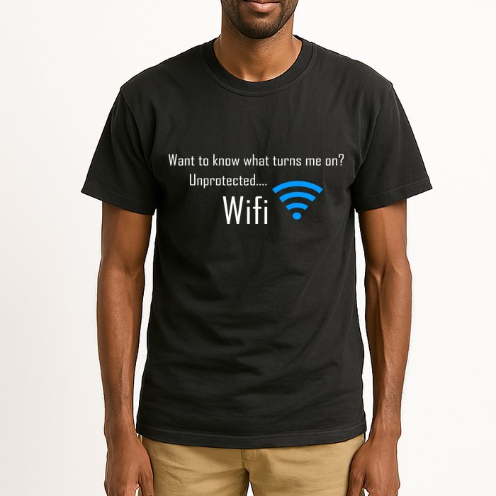 Wifi - Turns Me On Funny Tall T-Shirt