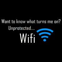 Wifi - Turns Me On Funny Drawstring Bag