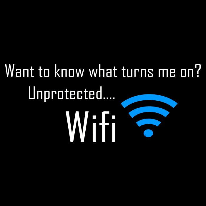 Wifi - Turns Me On Funny Drawstring Bag