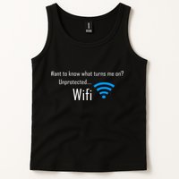 Wifi - Turns Me On Funny Tank Top