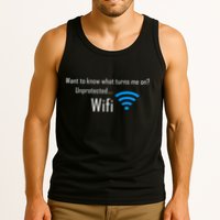 Wifi - Turns Me On Funny Tank Top