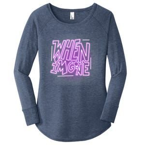 When I’M Gone Katy Perry And Alesso Women's Perfect Tri Tunic Long Sleeve Shirt