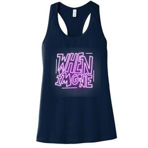 When I’M Gone Katy Perry And Alesso Women's Racerback Tank