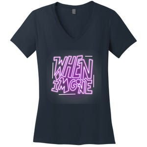 When I’M Gone Katy Perry And Alesso Women's V-Neck T-Shirt