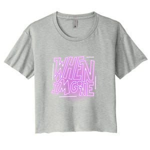 When I’M Gone Katy Perry And Alesso Women's Crop Top Tee